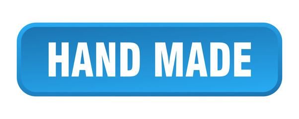 hand made button. hand made square 3d push button