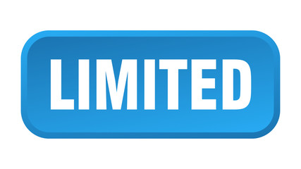 limited button. limited square 3d push button