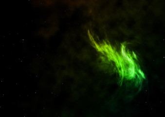 Small part of an infinite star field.