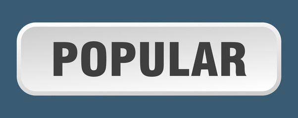 popular button. popular square 3d push button