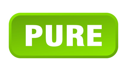 pure button. pure square 3d push button