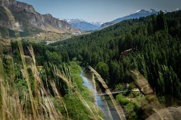 Fototapeta na wymiar Coyhaique, ubicado en la región de Aysén, patagonia, Chile.