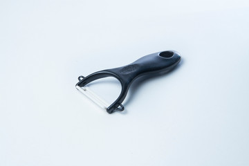 vegetable and fruit peeler isolated on white background