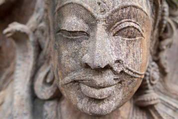 Fototapeta na wymiar face of buddha
