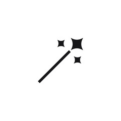 Magic wand icon design. vector illustration
