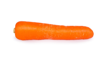 Carrot isolated on white background with clipping path 