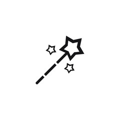 Magic wand icon design. vector illustration