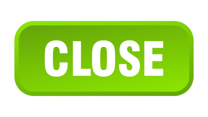 close button. close square 3d push button