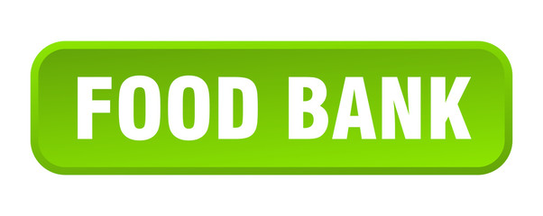 food bank button. food bank square 3d push button