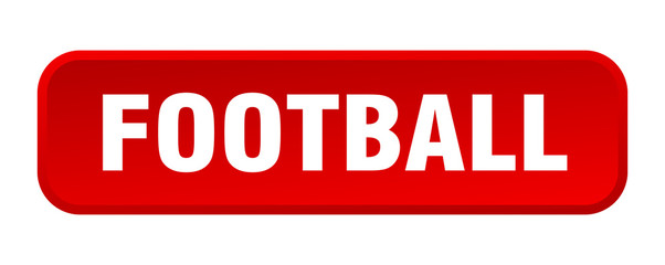 football button. football square 3d push button