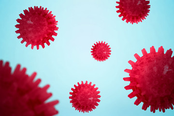 Coronavirus spreading in the air