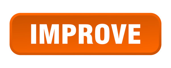 improve button. improve square 3d push button