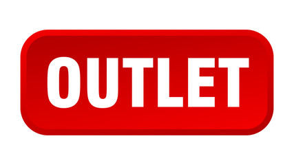 outlet button. outlet square 3d push button