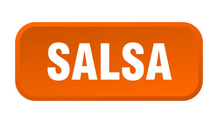 salsa button. salsa square 3d push button