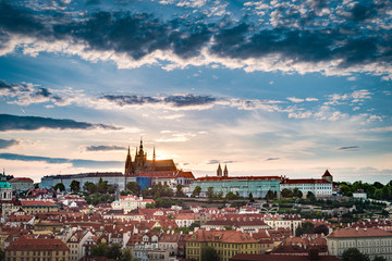 Fototapeta premium The Prague Castle complex in Czech Republic.