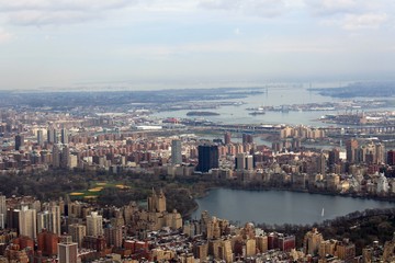 Fototapeta na wymiar aerial view of New York