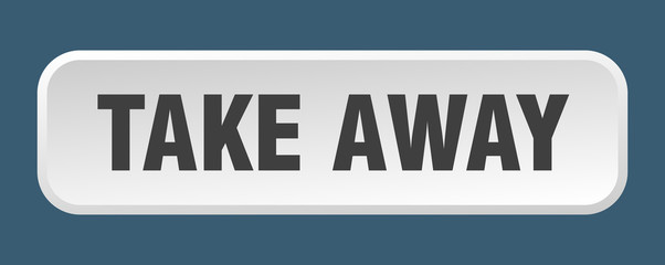 take away button. take away square 3d push button