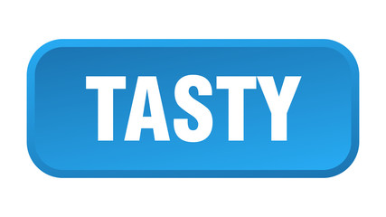 tasty button. tasty square 3d push button