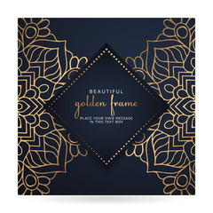 luxury ornamental mandala design background