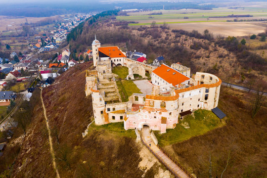 Castle complex in Janowiec, Poland