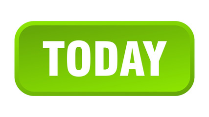 today button. today square 3d push button