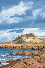 Castelsardo, in the northwest of Sardinia island, Italy.
