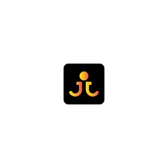 
J Letter people logo business template vector icon