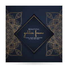 luxury ornamental mandala design background