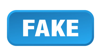 fake button. fake square 3d push button