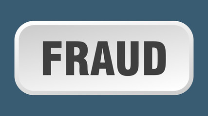 fraud button. fraud square 3d push button