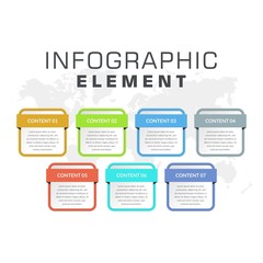 Infographic Element for Business Strategy Vector Design