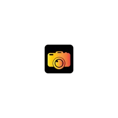 Camera icon vector logo design