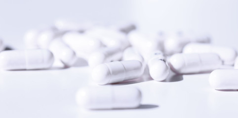 Close up of pharmaceutic pills