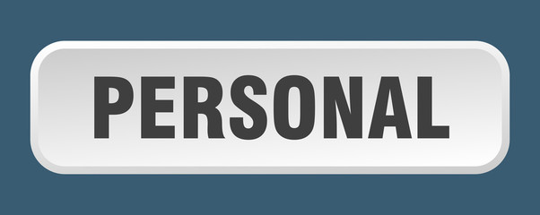 personal button. personal square 3d push button