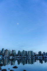 Obraz premium Vancouver beautiful city view from Stanley Park