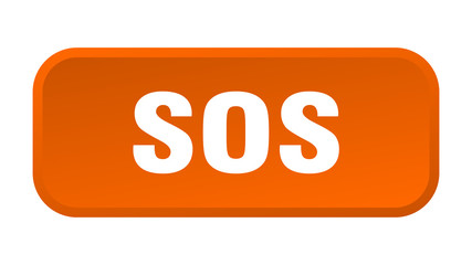 sos button. sos square 3d push button