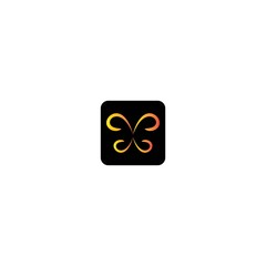 Butterfly logo template vector icon design