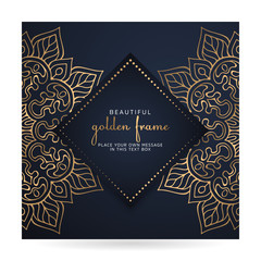 luxury ornamental mandala design background