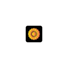 Flower logo vector icon design