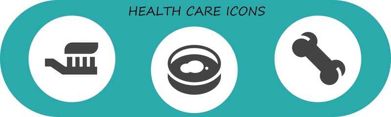 health care icon set