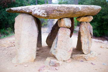 ancient sacral Dolmen Pedra Gentil