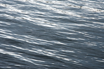 Ripples on surface of water