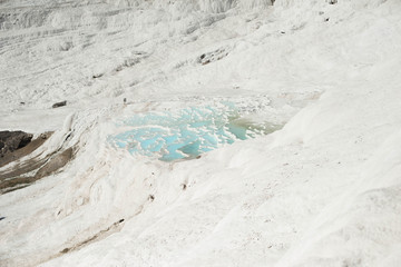 pamukkale white limestone thermal springs cotton castle cultural heritage site UNESCO World Heritage Turkey landmark