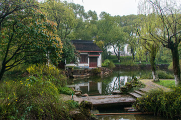 Fototapeta na wymiar Tinglin Park, Kunshan, China