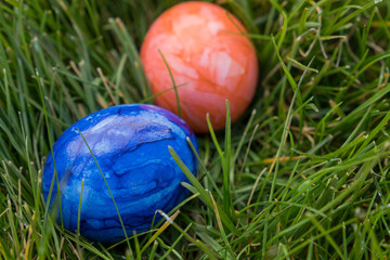 colorful easter eggs