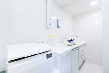 Obraz na płótnie Canvas Sanitary room for professional dental tools disinfection