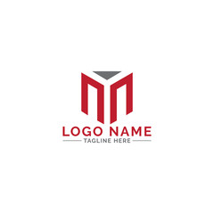 M letter logo vector template 