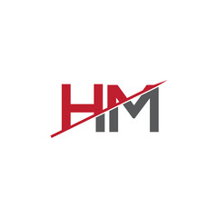 HM letter logo vector