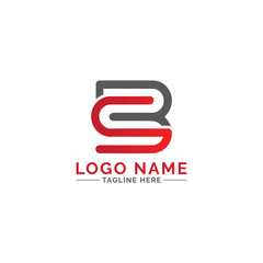 SR letter logo design vector