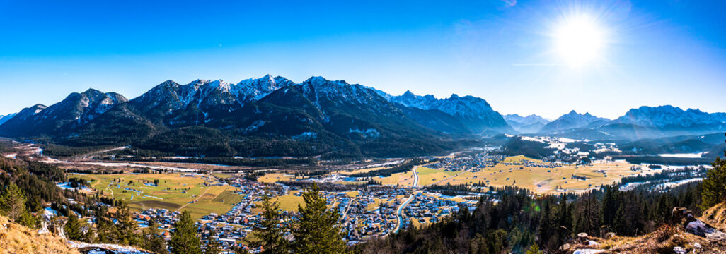 karwendel mountains near wallgau